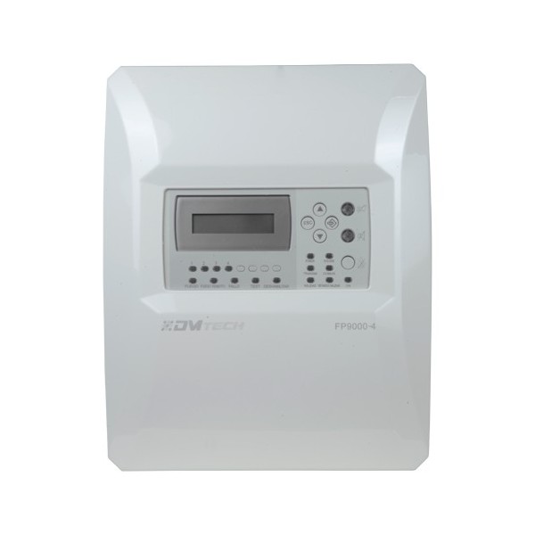 Acheter DMTECH DMT-FP9000-4 Centrale conventionnelle à 4 zones avec écran LCD - 2 sorties de sirène - 2 sorties d’alarme et de d