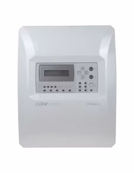 Kaufen DMTECH DMT-FP9000-4 konventionelle 4-Zonen-Zentrale mit LCD-Display – 2 Sirenenausgänge – 2 Alarm- und Störungsausgänge