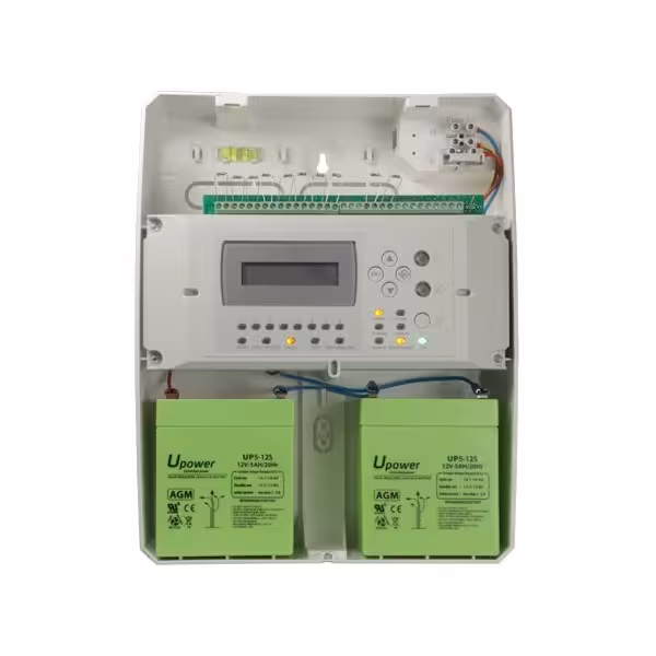 Acquistare DMTECH DMT-FP9000-8 Centrale convenzionale a 8 zone con display LCD - 2 uscite sirena - 2 uscite di allarme e guasto