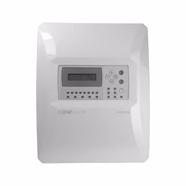 Acquistare DMTECH DMT-FP9000-8 Centrale convenzionale a 8 zone con display LCD - 2 uscite sirena - 2 uscite di allarme e guasto