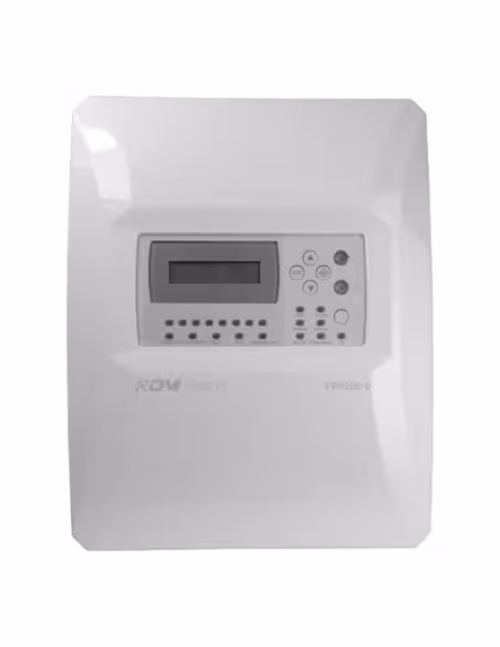 Acquistare DMTECH DMT-FP9000-8 Centrale convenzionale a 8 zone con display LCD - 2 uscite sirena - 2 uscite di allarme e guasto