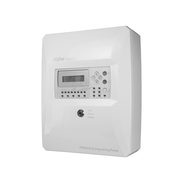 DMTech DMT-FP9000E Detecção Central e Extinção Convencional - 2 linhas de extinção e 1 zona de detecção convencional - 2 
