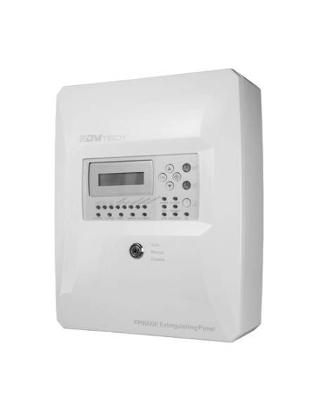 Kaufen DMTECH DMT-FP9000E konventionelle Brandmelde- und Löschzentrale – 2 Löschlinien und 1 konventionelle Meldezone zur Detekt