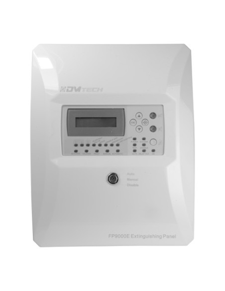 Kaufen DMTECH DMT-FP9000E konventionelle Brandmelde- und Löschzentrale – 2 Löschlinien und 1 konventionelle Meldezone zur Detekt