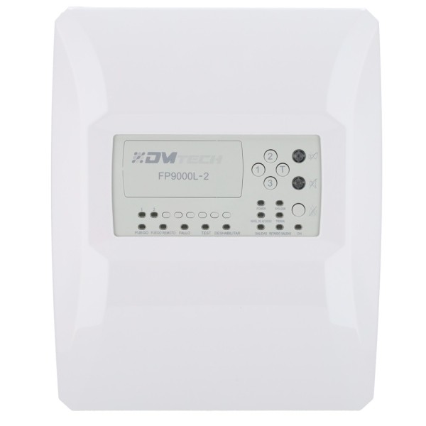 Kaufen DMTECH DMT-FP9000L-2 konventionelle Zentrale mit 2 Zonen – 2 Sirenenausgänge – 2 Alarm- und Störungsausgänge sowie 2 Ausg