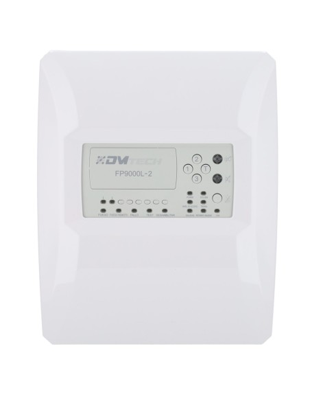 Kaufen DMTECH DMT-FP9000L-2 konventionelle Zentrale mit 2 Zonen – 2 Sirenenausgänge – 2 Alarm- und Störungsausgänge sowie 2 Ausg