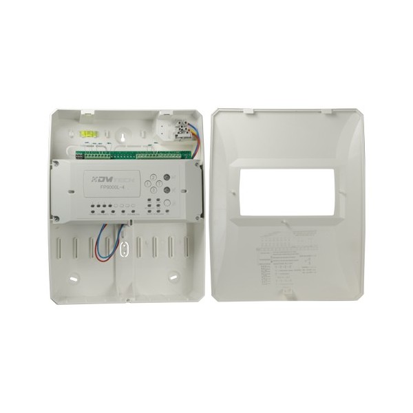 Kaufen DMTECH DMT-FP9000L-4 konventionelle Zentrale mit 4 Zonen – 2 Sirenenausgänge – 2 Ausgänge für Alarm und Störung sowie 2 A