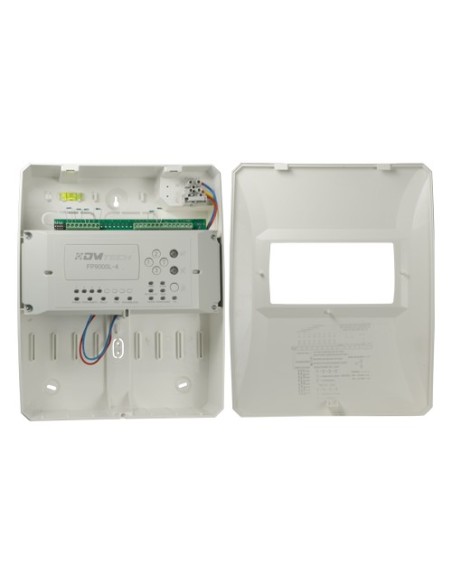 Kaufen DMTECH DMT-FP9000L-4 konventionelle Zentrale mit 4 Zonen – 2 Sirenenausgänge – 2 Ausgänge für Alarm und Störung sowie 2 A