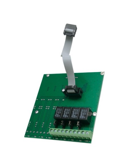 Comprar DMTECH DMT-M9000R-4 Módulo de relé convencional DMTECH - 4 salidas de relé - Hasta 3A/125VAC o 3A/30VDC - Alimentado des