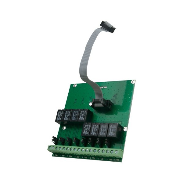 DMTech DMT-M9000R-8 Módulo de Relé Convencional DMTech - 8 Saídas de Relay - até 3A / 125VAC ou 3A / 30VDC - alimentado da CE