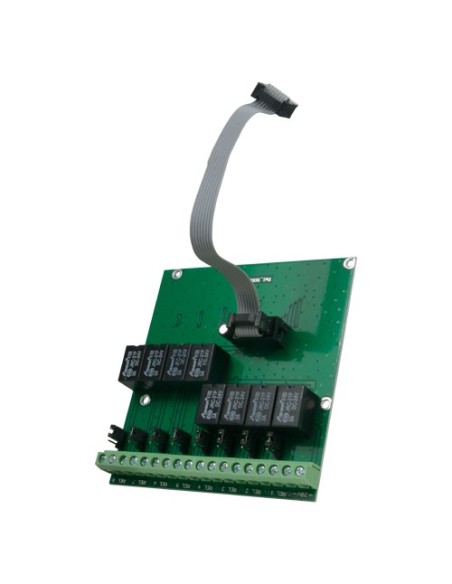 Comprar DMTECH DMT-M9000R-8 Módulo de relé convencional DMTECH - 8 salidas de relé - Hasta 3A/125VAC o 3A/30VDC - Alimentado des