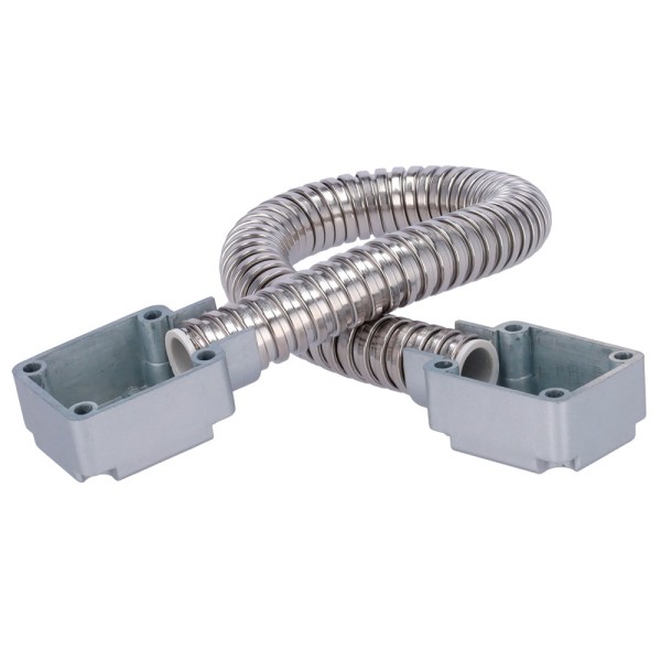 Acheter SIB DOORLOOP-16-METAL Passe-câbles pour portes - Tube flexible de 16 mm de diamètre - Matériau métallique - Protège les 
