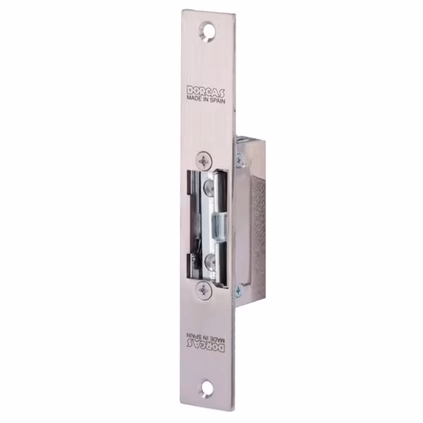 Comprar DORCAS DR-99NDF-TOP/YSX Abrepuertas eléctrico inoxidable Dorcas - Para puerta sencilla | Pestillo radial regulable - Mod
