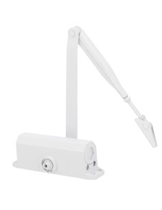 Comprar DORCAS DR-D-22206/W Cierrapuertas de brazo articulado - Instalación de superficie y reversible - Apertura convencional -