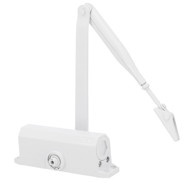 Acheter DORCAS DR-D-22206/W Ferme-porte à bras articulé - Installation en applique et réversible - Ouverture conventionnelle -
