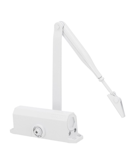 Comprar DORCAS DR-D-22206/W Cierrapuertas de brazo articulado - Instalación de superficie y reversible - Apertura convencional -