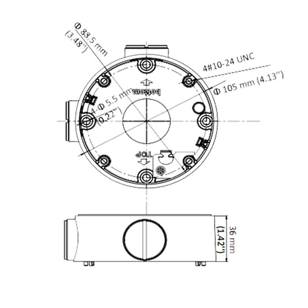 Comprar HIKVISION DS-1260ZJ-BLACK Caja de conexiones - Para cámaras bullet - Apto para uso exterior - Instalación en techo o par