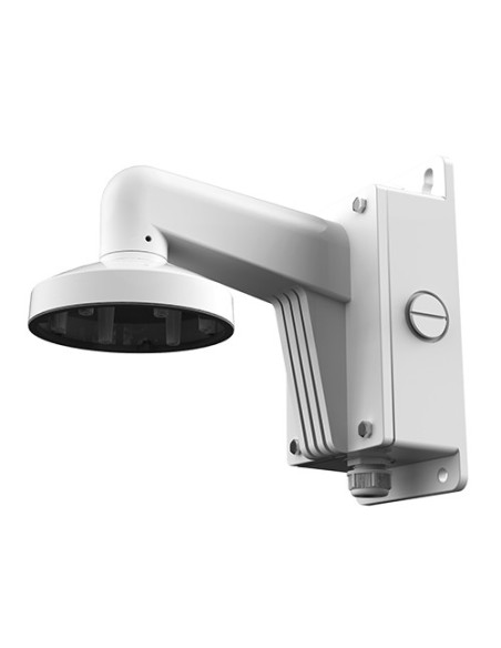 Hikvision DS-1273ZJ-140B suporte de parede com caixa de conexão - adequado para cúpula - adequado para uso externo - cor branca 