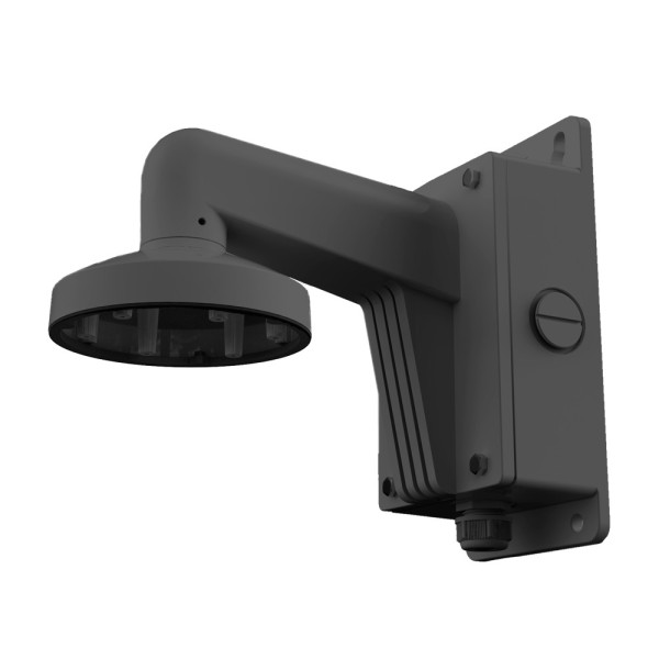 Hikvision DS-1273ZJ-140B-Black Wall Stand com caixa de conexão - Adequado para cúpula - Adequado para uso externo - preto 