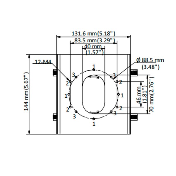 Comprar HIKVISION DS-1275ZJ-S-SUS Soporte para mástiles/farolas - Para cámaras bullet - Rango diámetro 67~127 mm - Acero inoxida
