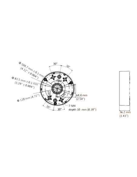Kaufen HIKVISION DS-1280ZJ-DM46-BLACK Anschlussdose – Für Dome-Kameras – Für den Außeneinsatz geeignet – Deckenmontage oder