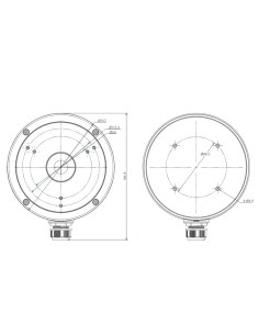 Comprar HIKVISION DS-1280ZJ-M-BLACK Caja de conexiones - Para cámaras domo - Apto para uso exterior - Instalación en techo o par 2