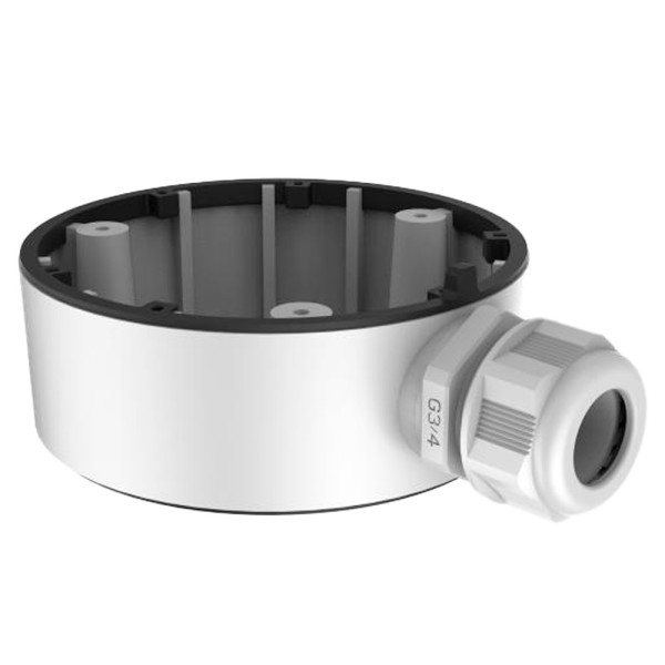 Hikvision DS-1280ZJ-TR13 HIKVISION Caixa de conexão - para câmeras de cúpula - adequado para uso externo | Cor branca - instalaç