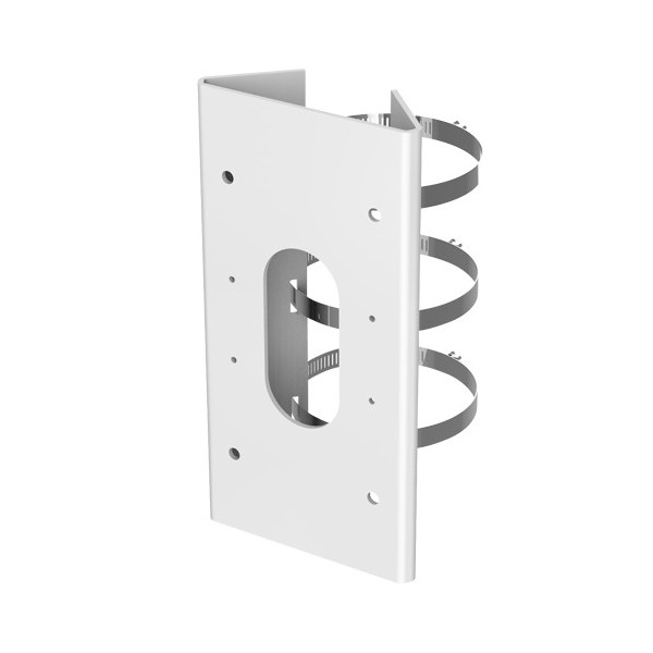 Comprar HIKVISION DS-1475ZJ-SUS Soporte de poste | 250(Al) x 127(An) x 46(Fo) mm - Para cámaras Domo Motorizadas - Apto para uso