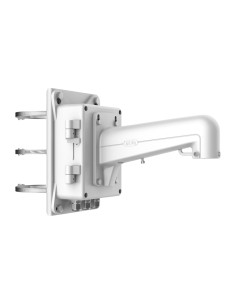 Comprar HIKVISION DS-1602ZJ-BOX-POLE Soporte de poste - Caja de conexiones incluida - Apto para uso en exterior - Color blanco -