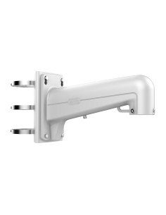 Comprar HIKVISION DS-1602ZJ-POLE Soporte de poste - Para domos motorizadas - Apto para uso en exterior - Color blanco - Pasador 