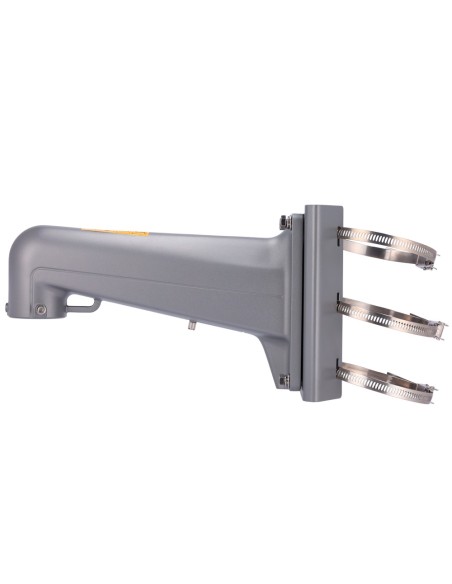 Comprar HIKVISION DS-1602ZJ-POLE-P Soporte de poste - Para domos motorizadas - Apto para uso en exterior - Color gris platino - 