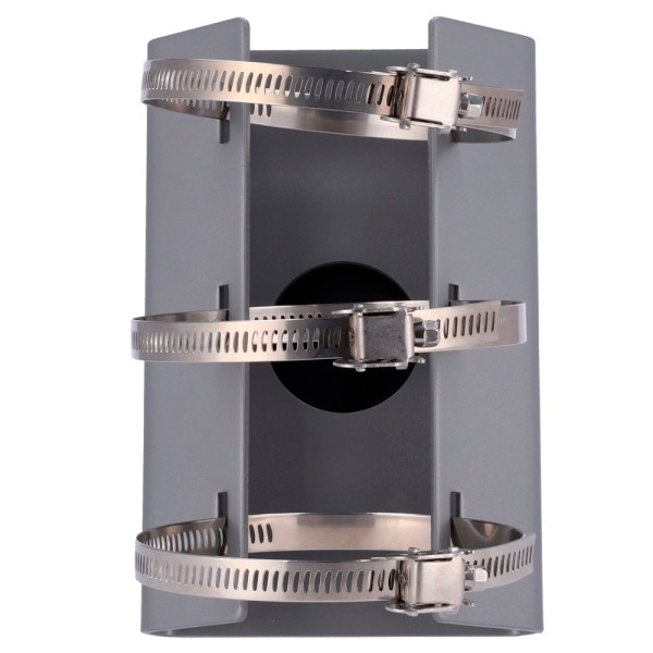 Hikvision DS-1602ZJ-POLE-P Post Support - Para cúpulas motorizadas - adequado para uso externo - Platinum Cinza - Pin 