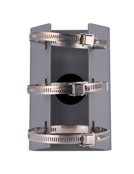 Hikvision DS-1602ZJ-POLE-P Post Support - Para cúpulas motorizadas - adequado para uso externo - Platinum Cinza - Pin 