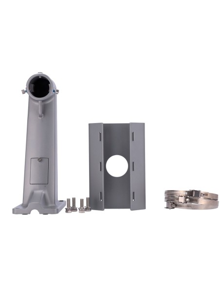 Hikvision DS-1602ZJ-POLE-P Post Support - Para cúpulas motorizadas - adequado para uso externo - Platinum Cinza - Pin 