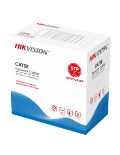 Hikvision DS-1LN5EO-UU / E HIKVISION Cabo UTP Categoria 5e - Driver OFC, 99,5% Cobre - Material de PVC - Fornecido em uma caixa