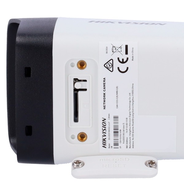 Acheter HIKVISION VALUE DS-2CD1063G2-LIU(2.8MM) Caméra Bullet IP Hikvision - Gamme Value - 6 MP | Objectif 2,8 mm | WDR 120 dB -