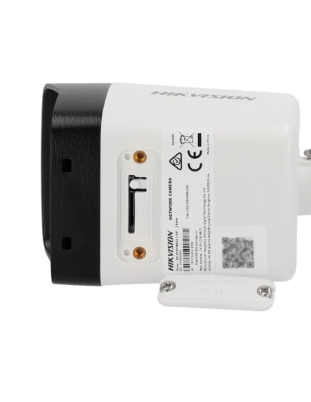 Valor da Hikvision DS-2CD1083G2-LIF (2.8mm) Câmera Bullet IP Hikvision - Gama Valor - 8 MP | Lente 2,8 mm | MicroSD 512 GB - IR 