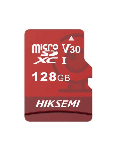 Cartão de memória Hikvision-HS-TF-E1-128G-Hikvision - Capacidade 128 GB - Classe 10 | Velocidade escrevendo 50 MB / S - até 300 