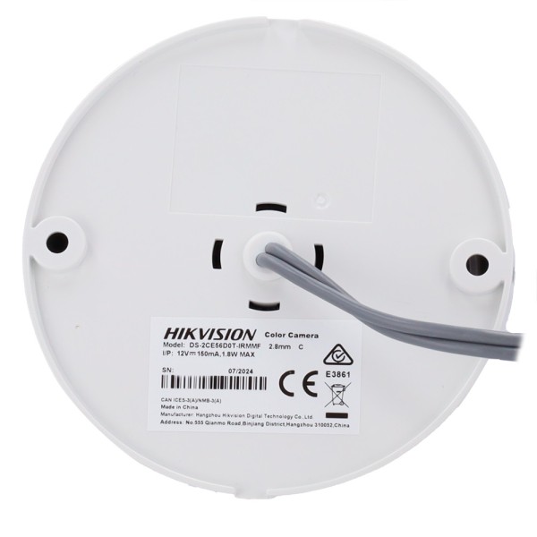 Valor Hikvision DS-2CE56D0T-IRMMF (2.8mm) (C) Horkvision - Câmera Dome 4en1 Gama Valor - Resolução 1080p (1920x1080) - Lente 2,8