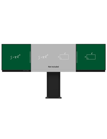 IBoard-IB-WB-YL75-GG-compatível com IB-TE-YL-75E2 interativo - Lado esquerdo para giz - quadro-negro lateral direito