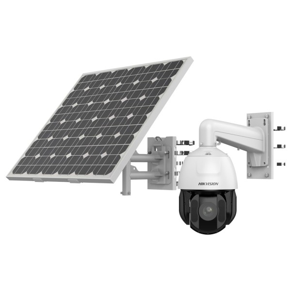 HIKVISION PRO DS-2DE5425IWG-K / 4G Câmera IP PTZ Solar 4G - Resolução 4 MPX (2560x1440) - Lente varifocal motorizada 4.8 ~ 120