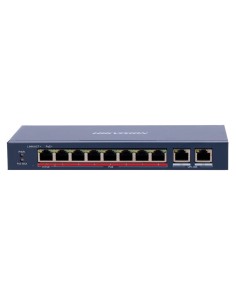 Comprar HIKVISION DS-3E0310HP-E Switch PoE Hikvision - 8 puertos 10/100 Mbps PoE + 2 Gigabit RJ45 - 1 Puerto PoE+ 802.3af/at - H 2