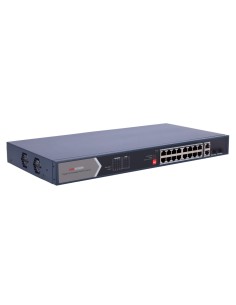 Comprar HIKVISION DS-3E0520HP-E Switch PoE Hikvision - 18 puertos RJ45 Gigabit + 2 puertos Gigabit SFP - 12 Puertos PoE+ 802.3af 2