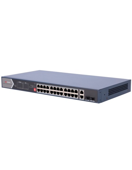 Acheter HIKVISION DS-3E0528HP-E Switch PoE Hikvision - 24 RJ45 Gigabit + 4 liaisons montantes Gigabit RJ45/SFP - 20 PoE+ 802.3af