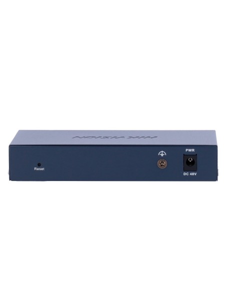 Comprar HIKVISION DS-3E1106HP-EI Hikvision HiPoE Switch Gestionable - 4 puertos PoE 802.3af/at + 2 Uplink RJ45 - 4 RJ45 10/100Mb