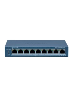 Comprar HIKVISION DS-3E1309P-EI(B) Hikvision Switch PoE Gestionable - 8 puertos PoE 802.3af/at + 1 Uplink RJ45 - 8 RJ45 10/100 M