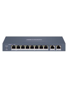 Comprar HIKVISION DS-3E1310HP-EI Hikvision HiPoE Switch Gestionable - 8 puertos PoE 802.3af/at + 2 Uplink RJ45 - 8 RJ45 10/100 M
