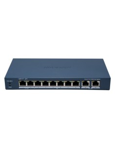 Kaufen HIKVISION DS-3E1310HP-EI(B) Hikvision Switch PoE verwaltbar – 8 PoE-Ports 802.3af/at/bt + 2 Uplinks – Geschwindigkeit 10/