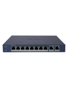 Hikvision DS-3E1510P-EI / M Hikvision PoE Switch Managerable - 8 portas POE 802.3AF / AT + 2 UpLink RJ45 - 8 RJ45 10/100/1000 Mb