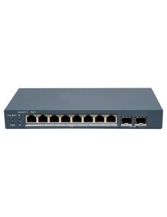 Hikvision DS-3E1510P-EI / M-8P2F Hikvision PoE Interruptor gerable - 8 portas PoE 802.3AF / AT + 2 SFP - 8 RJ45 10/100/1000 Mbps